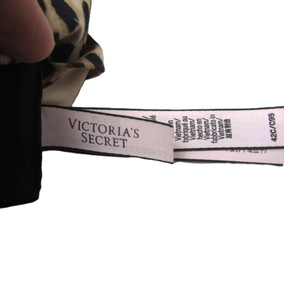 Victorias Secret Love Cloud 42C Lightly Lined Full Coverage Bra Animal Print - Picture 4 of 6